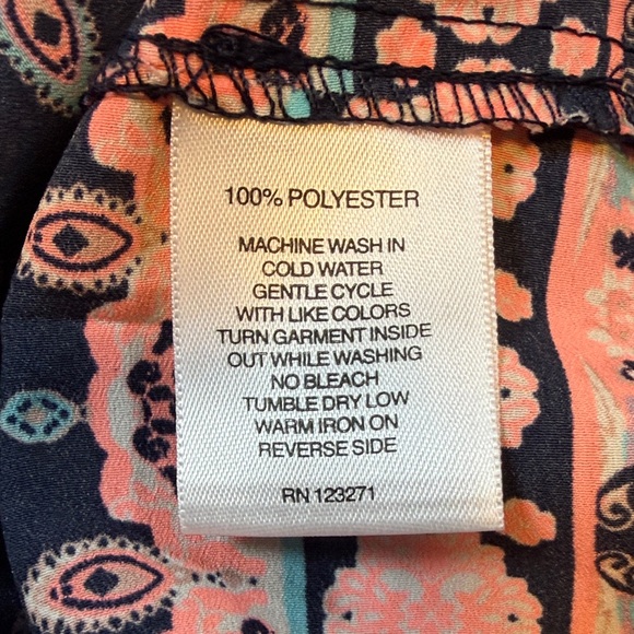 Wishful Park Navy and Pink Tank Top Size Large - Picture 4 of 8